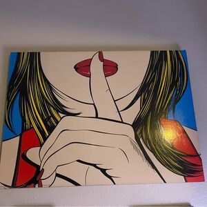 Glossy artwork. Shhhhhh